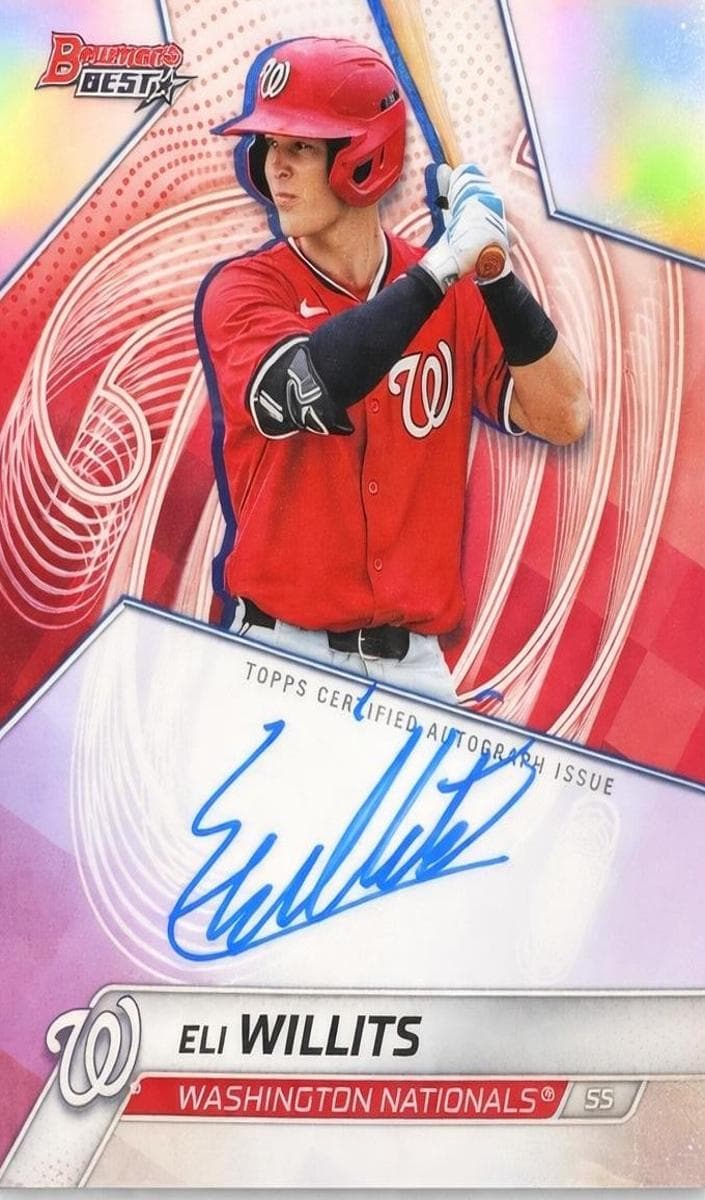 Eli Willits 2025 bowman Bowman Best