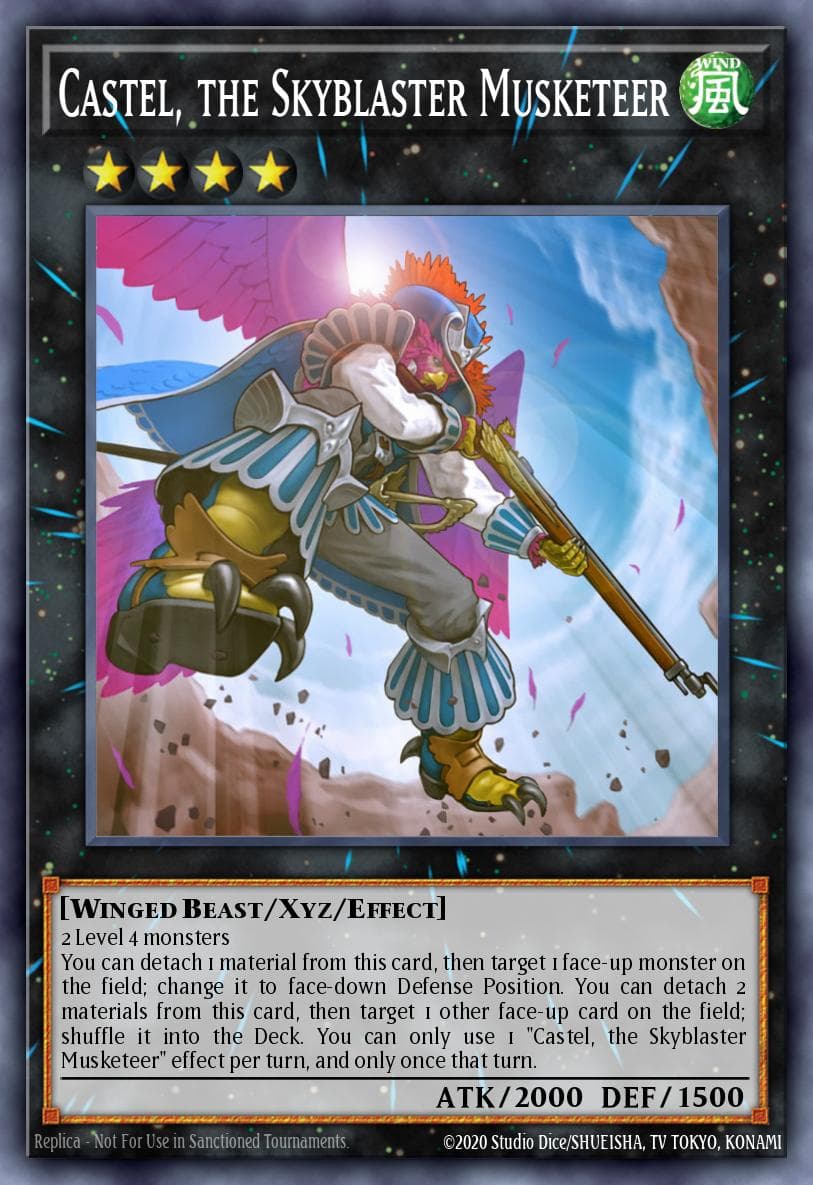 Castel, the Skyblaster Musketeer 2015 Yu-Gi-Oh!