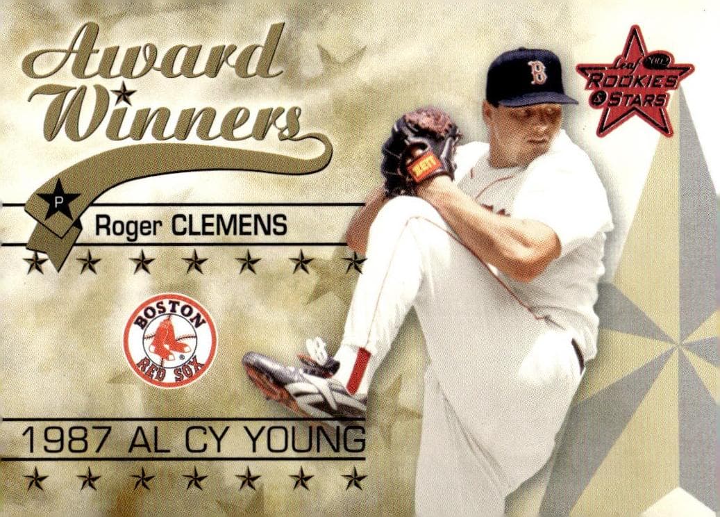 Roger Clemens 2002 leaf