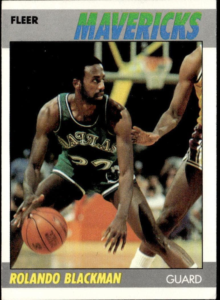 Rolando Blackman 1987 fleer Fleer