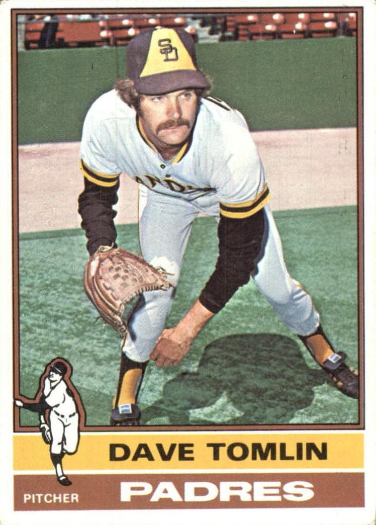 Dave Tomlin 1976 topps Topps