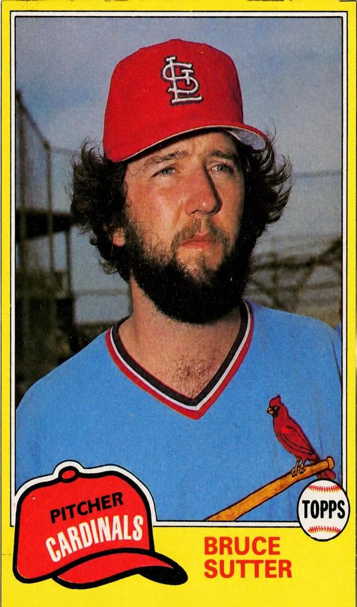 Bruce Sutter 1981 topps