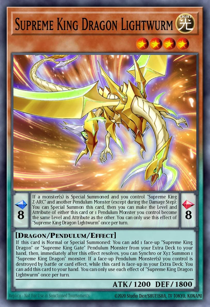 Supreme King Dragon Lightwurm #AGOV-EN002