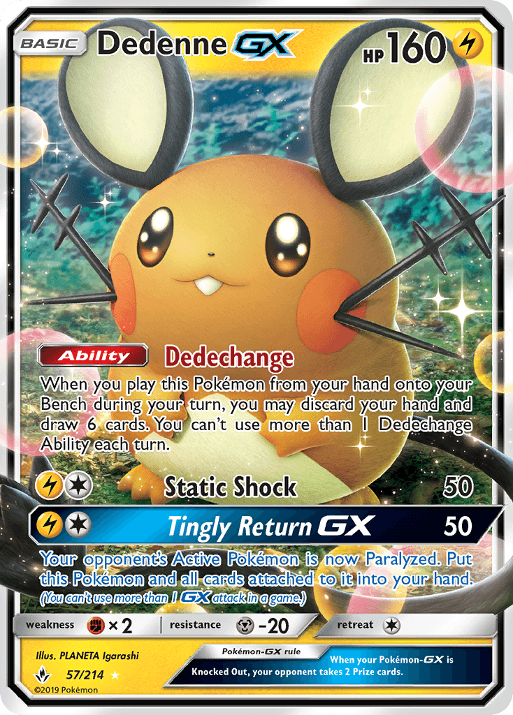 Dedenne GX #57