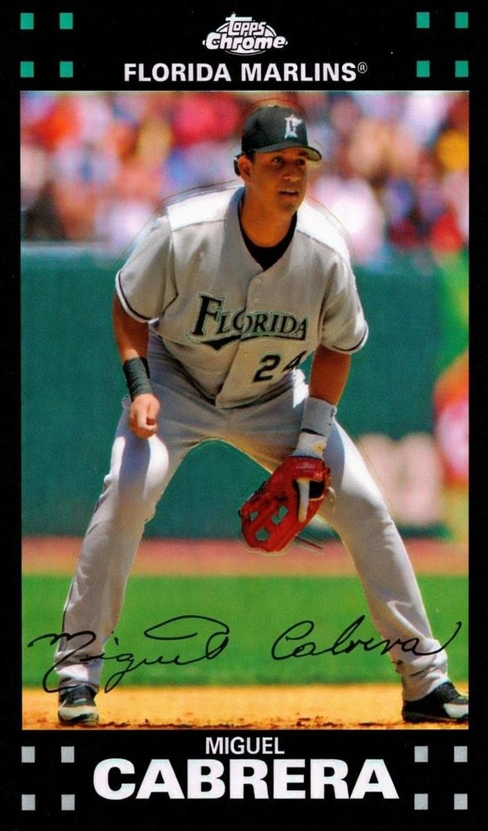 Miguel Cabrera 2007 topps Topps Chrome