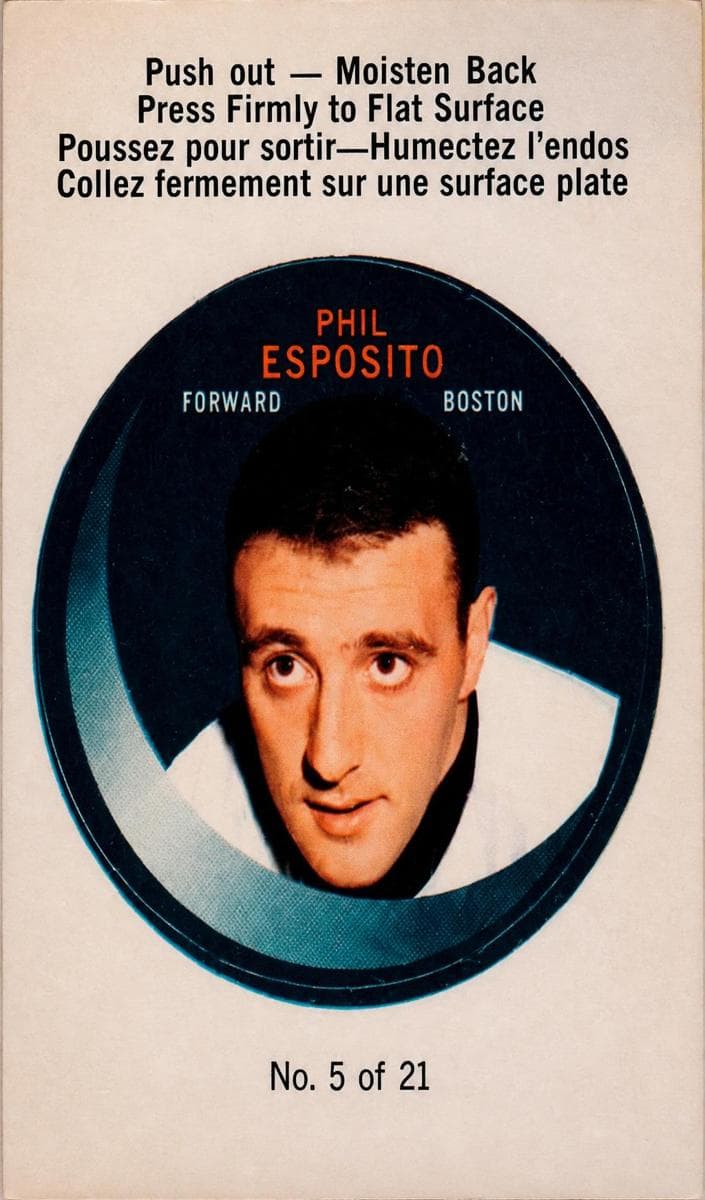 Phil Esposito 1968 topps O-Pee-Chee