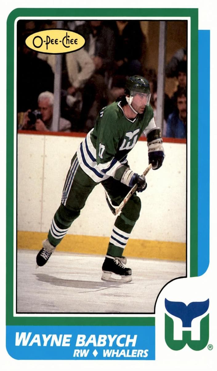 Wayne Babych trading card