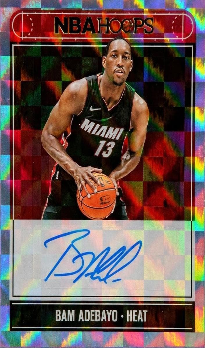 Bam Adebayo 2017 panini Hoops