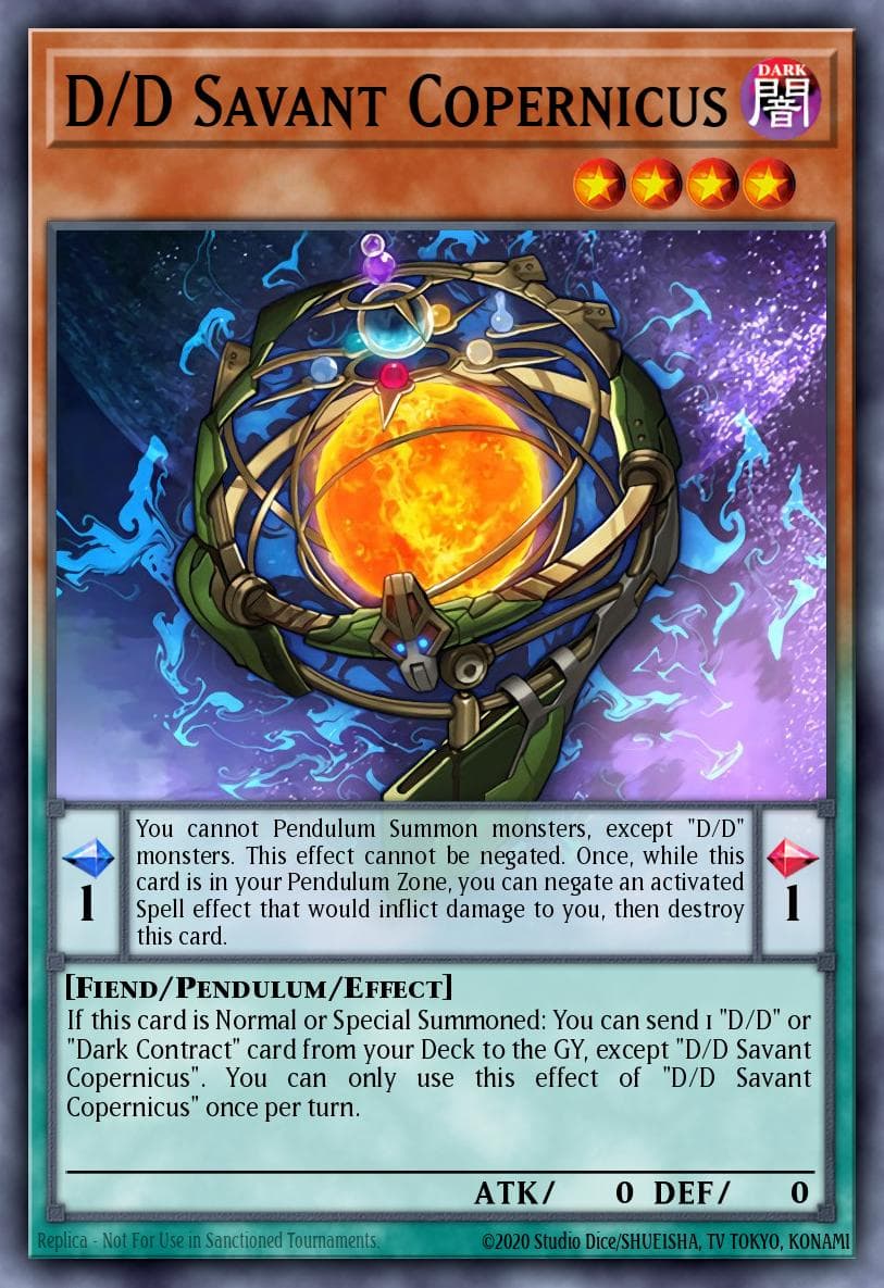 D/D Savant Copernicus 2017 Yu-Gi-Oh!