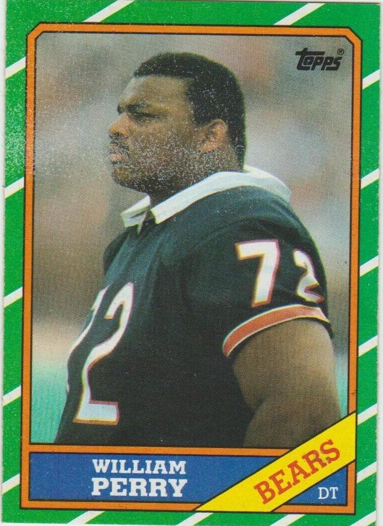 William Perry trading card