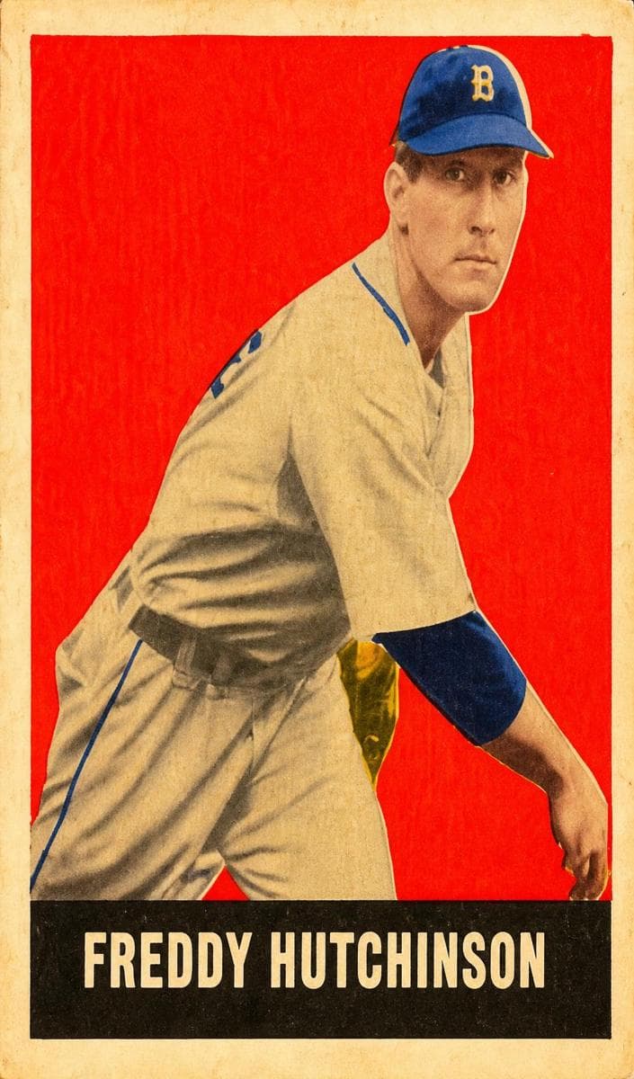 Fred Hutchinson 1948 leaf Leaf
