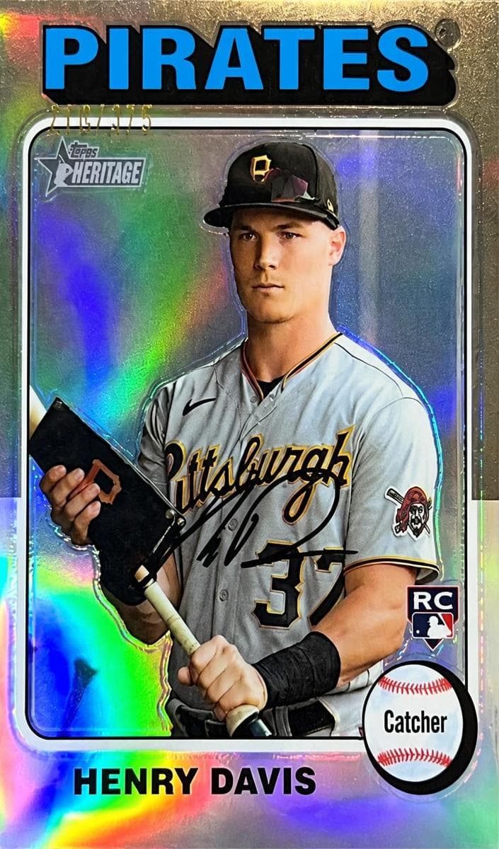 Henry Davis 2024 topps Topps Heritage Mini