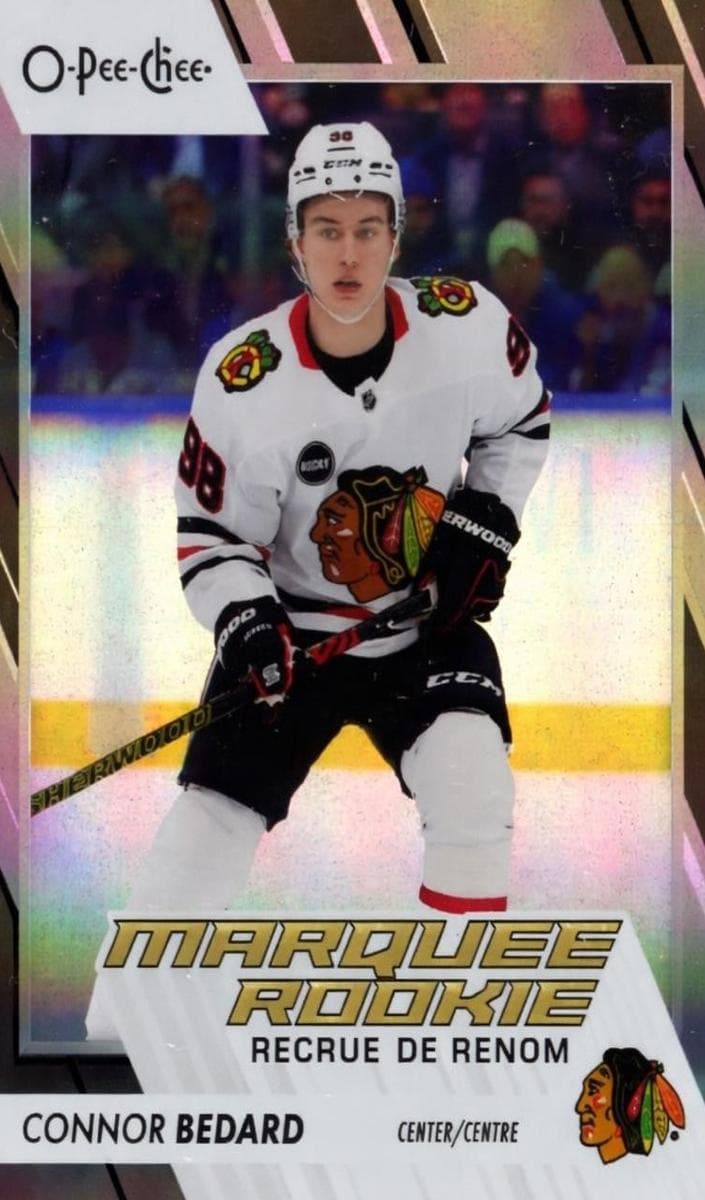 Connor Bedard trading card