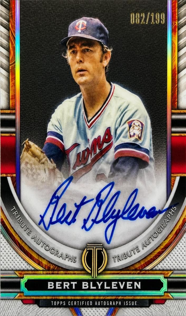 Bert Blyleven trading card