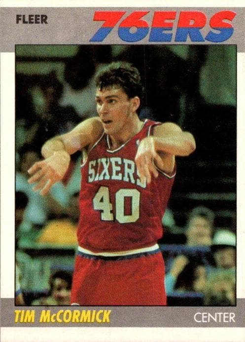 Tim McCormick trading card