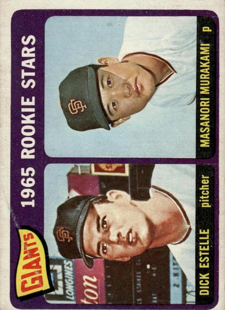 Giants 1965 Rookie Stars (Dick Estelle / Masanori Murakami) 1965 topps Topps