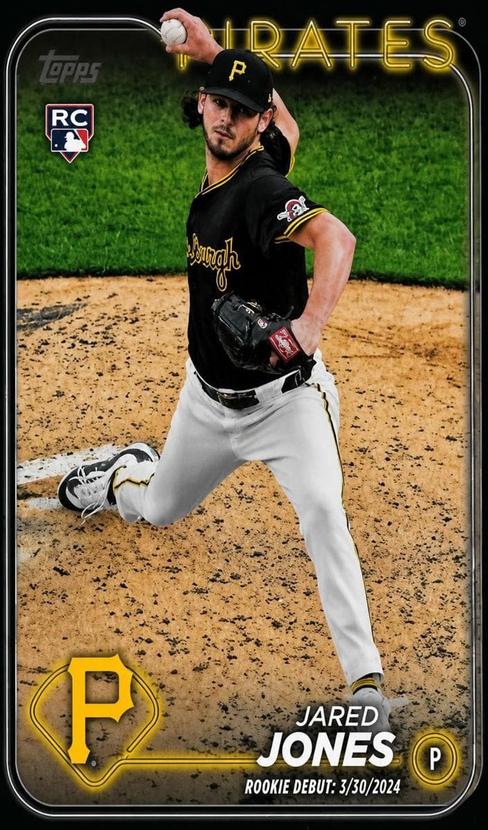 Jared Jones 2024 topps Topps Update
