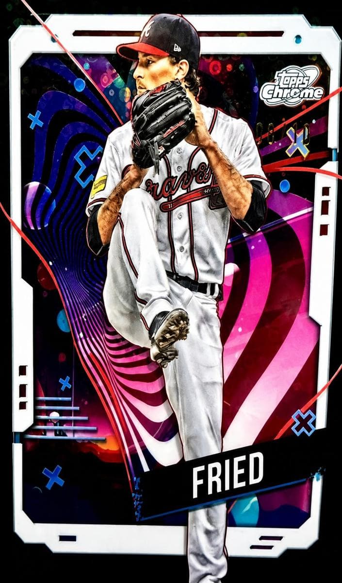 Max Fried 2024 topps Topps Cosmic Chrome