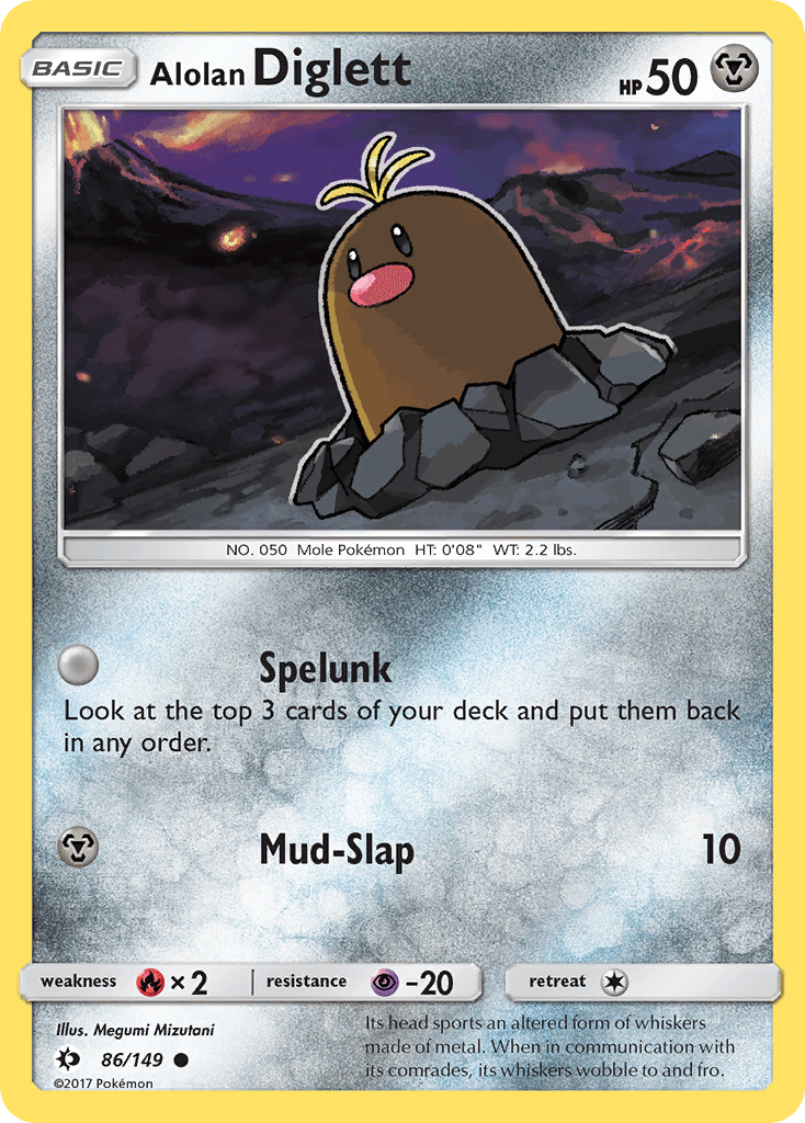 Alolan Diglett 2017 Pokemon