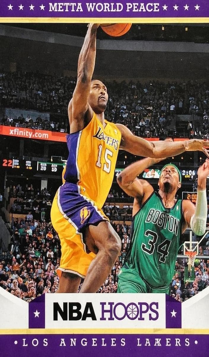 Metta World Peace 2012 panini Hoops