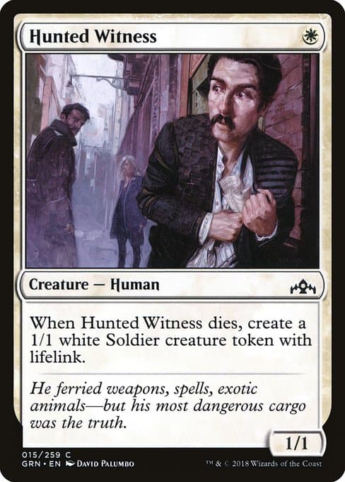 Hunted Witness 2018 Magic: The Gathering Guilds of Ravnica