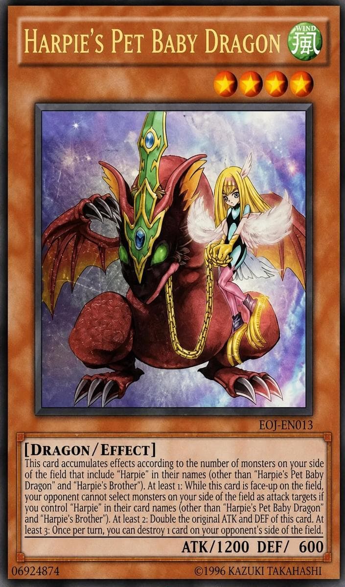 Harpie's Pet Baby Dragon 2006 Yu-Gi-Oh!