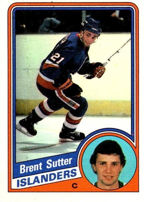 Brent Sutter 1984 topps