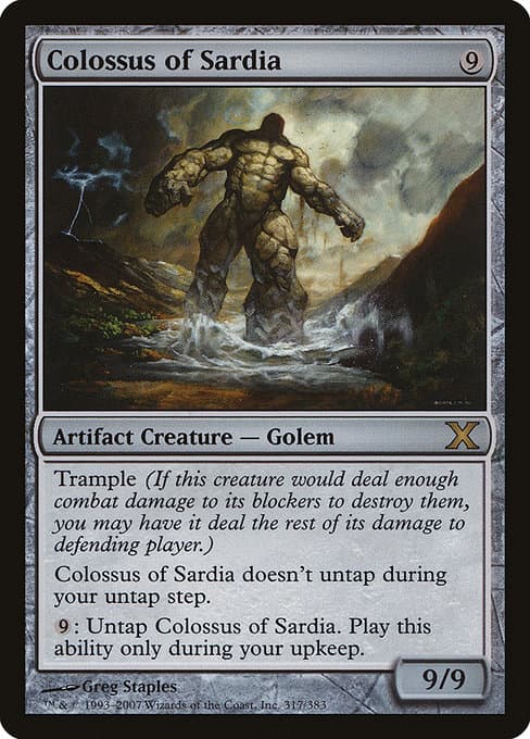 Colossus of Sardia 2020 Magic: The Gathering The List Reprints