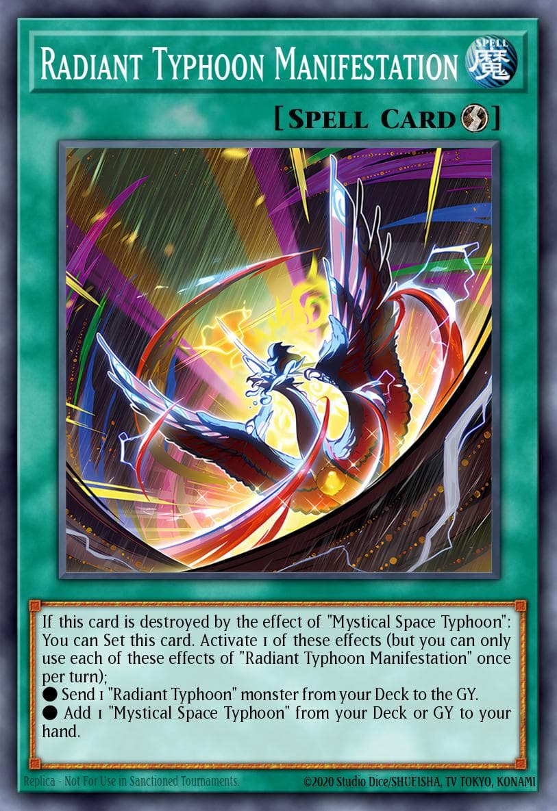 Radiant Typhoon Manifestation 2025 Yu-Gi-Oh! Doom of Dimensions