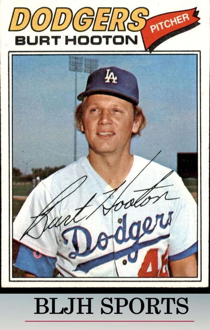 Burt Hooton 1977 topps Topps