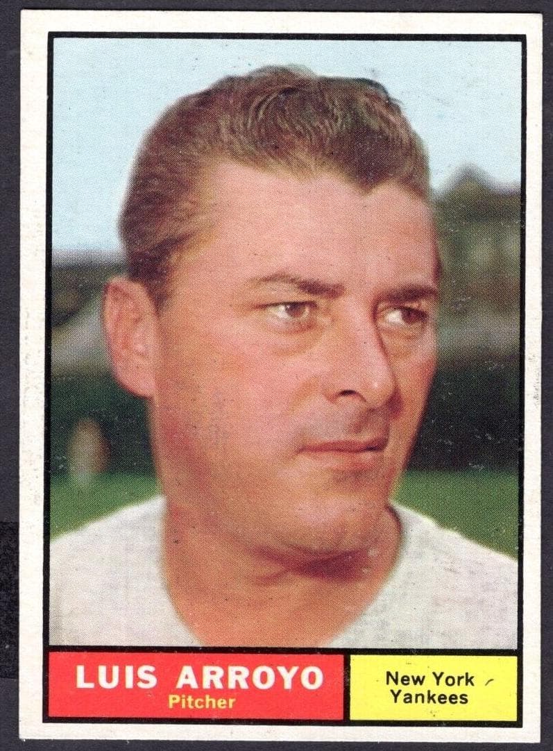 Luis Arroyo 1961 topps Topps