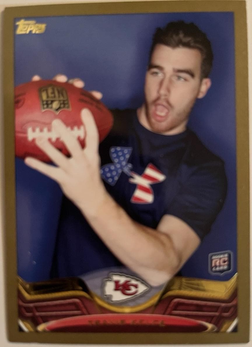 Travis Kelce trading card