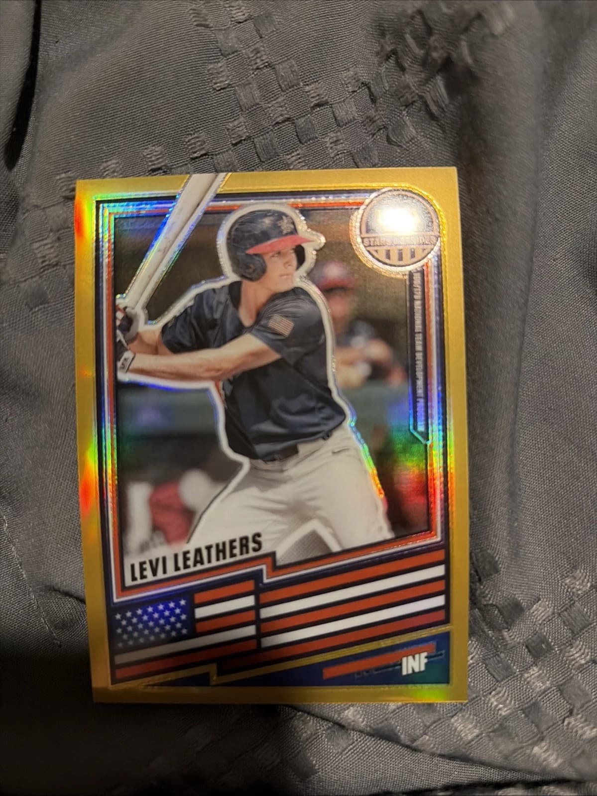 Levi Leathers trading card