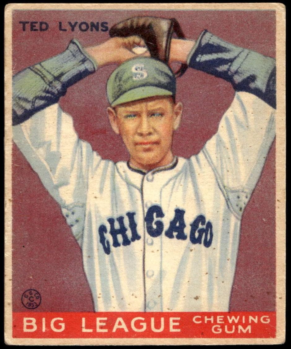 Ted Lyons 1933 unknown Goudey
