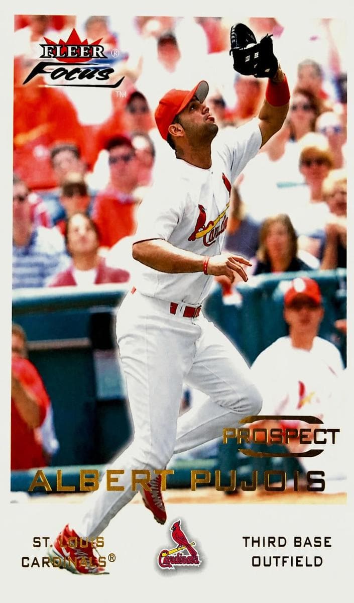 Albert Pujols 2001 fleer Fleer Platinum