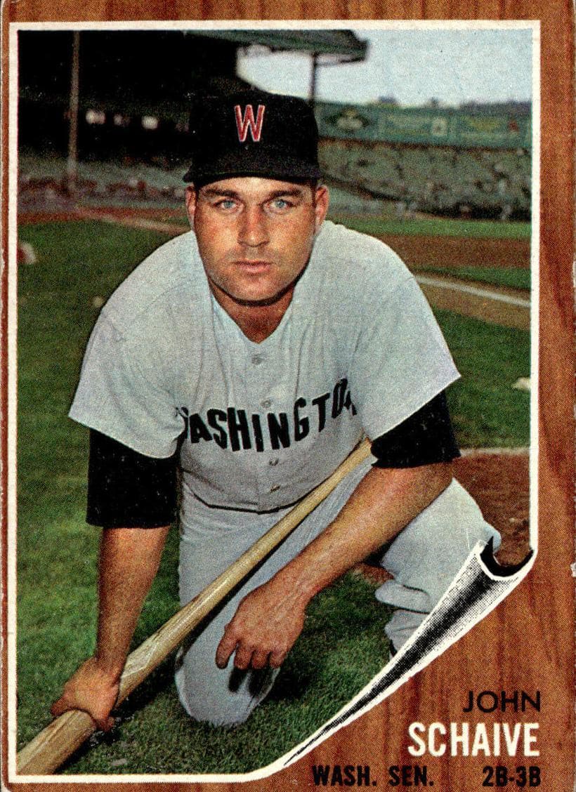 John Schaive 1962 topps Topps