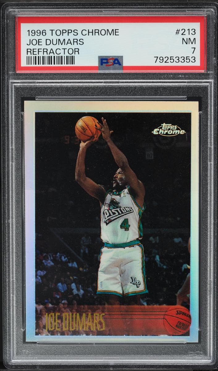Joe Dumars 1996 topps Chrome