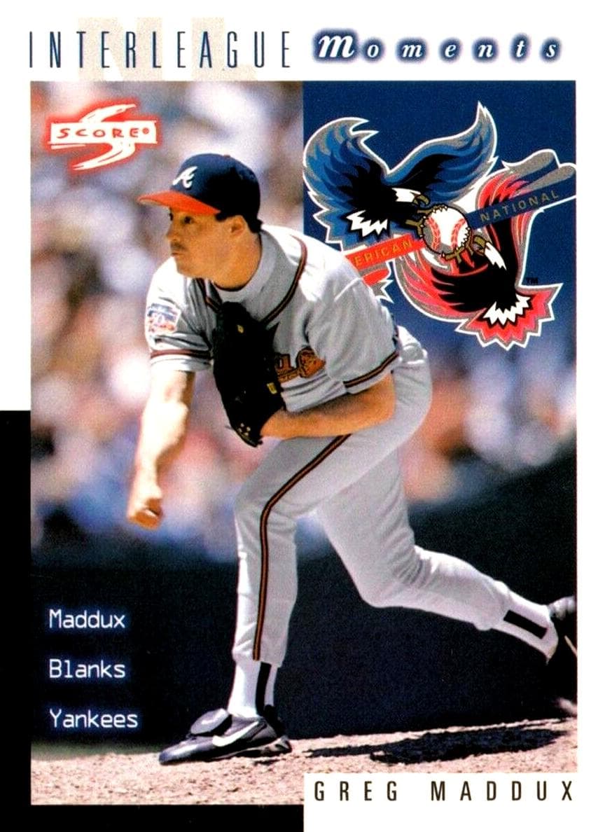 Greg Maddux 1998 panini Score