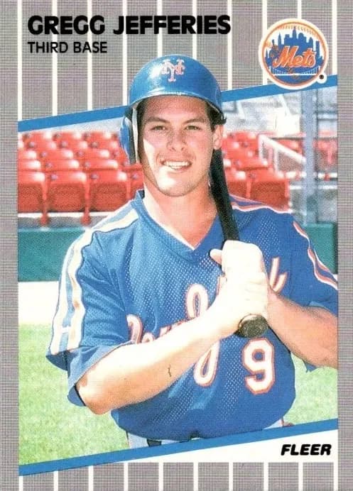 Gregg Jefferies 1989 fleer Fleer
