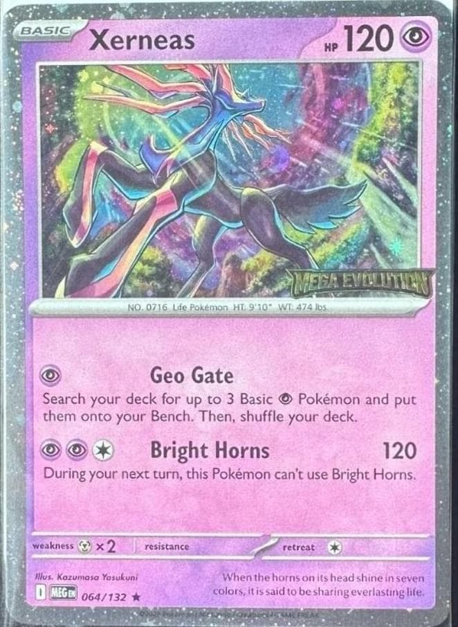 Xerneas trading card