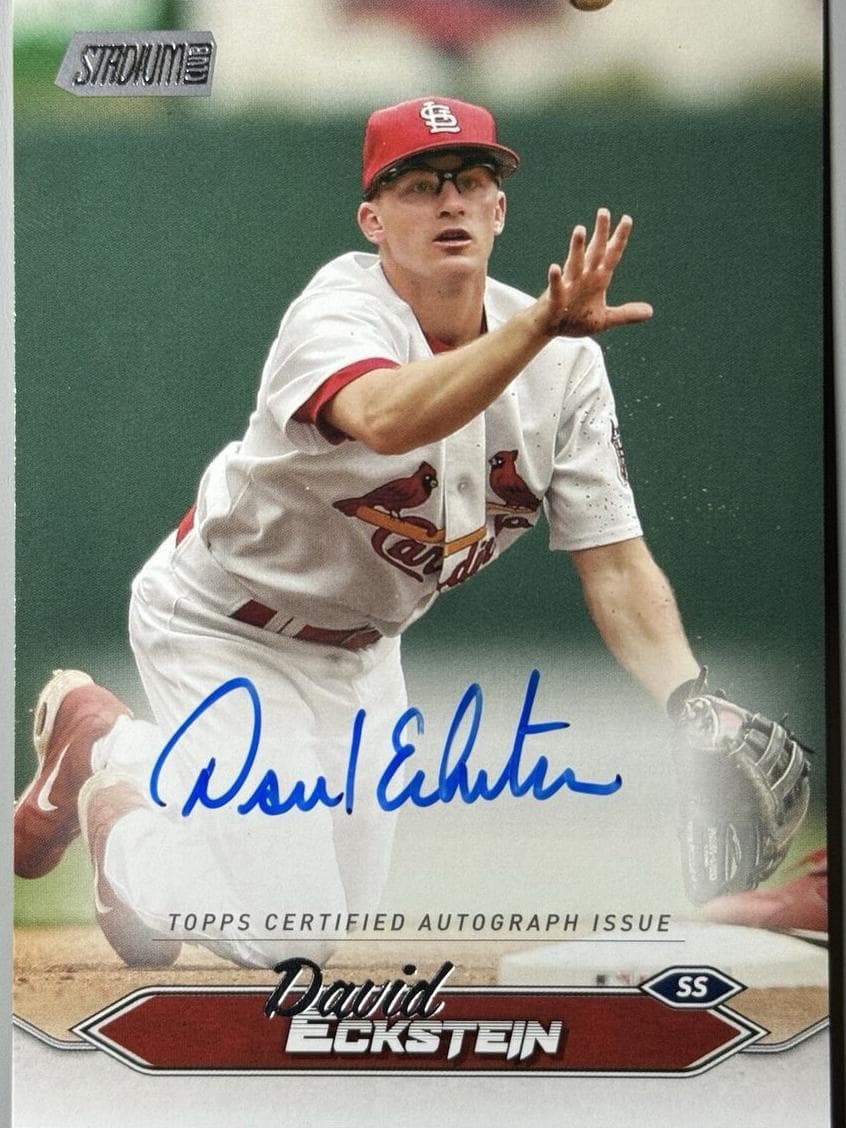 David Eckstein trading card