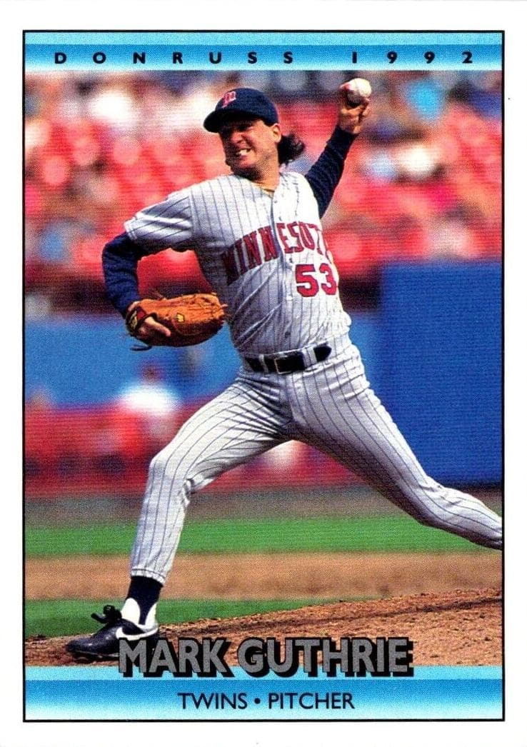 Mark Guthrie 1992 panini Donruss