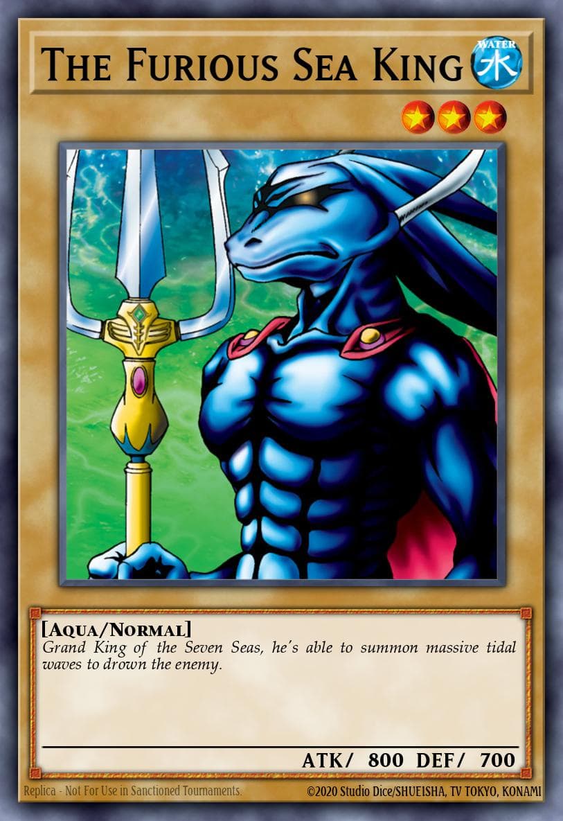 The Furious Sea King 2002 Yu-Gi-Oh! Legend of Blue Eyes White Dragon
