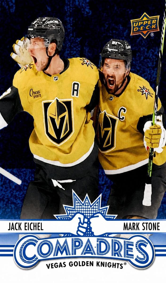 Jack Eichel/Mark Stone trading card
