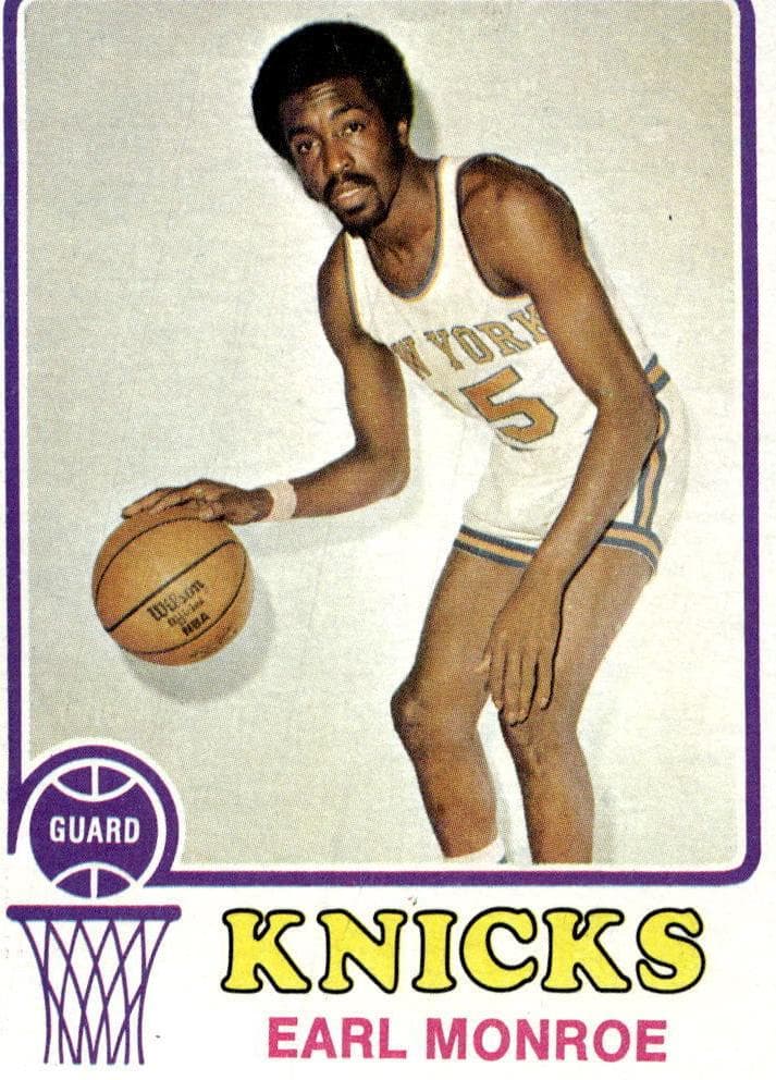 Earl Monroe 1973 topps Topps