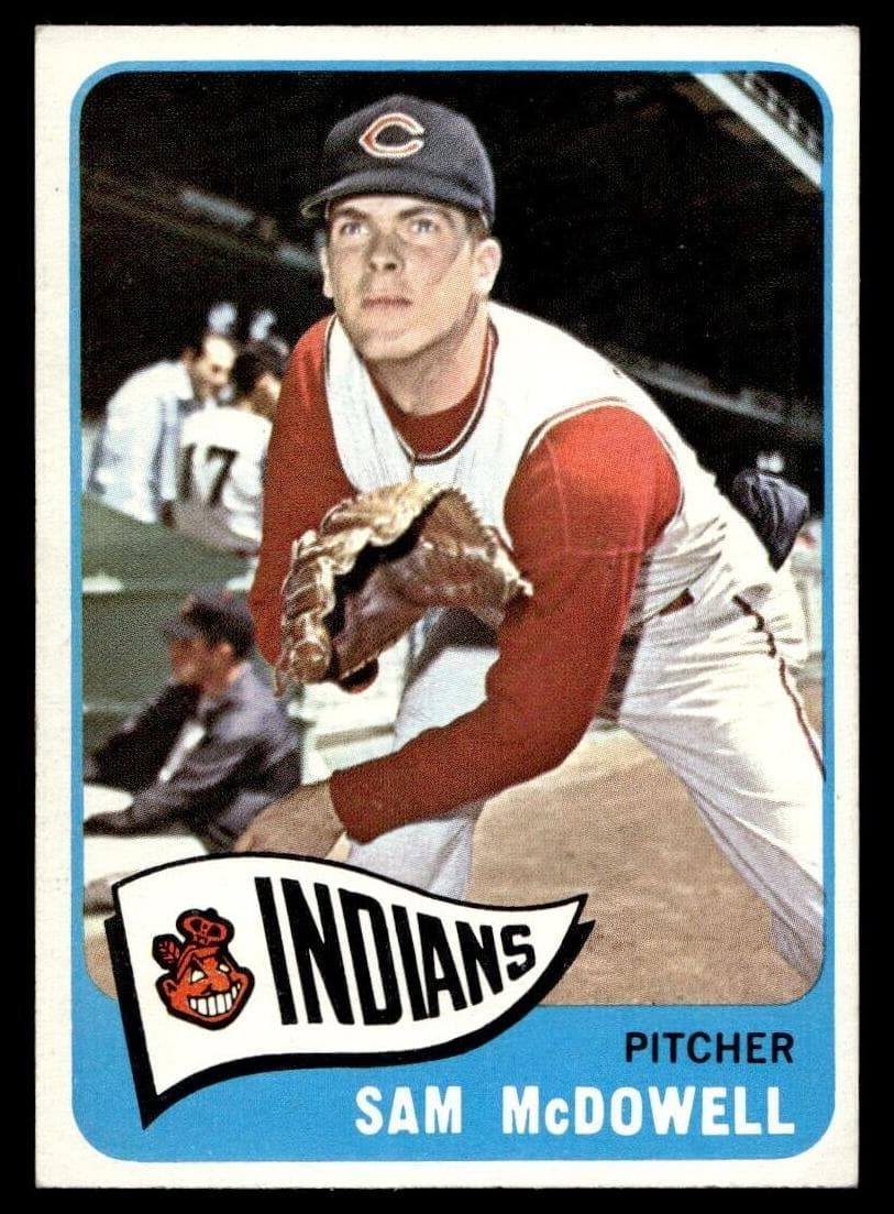 Sam McDowell 1965 topps Topps