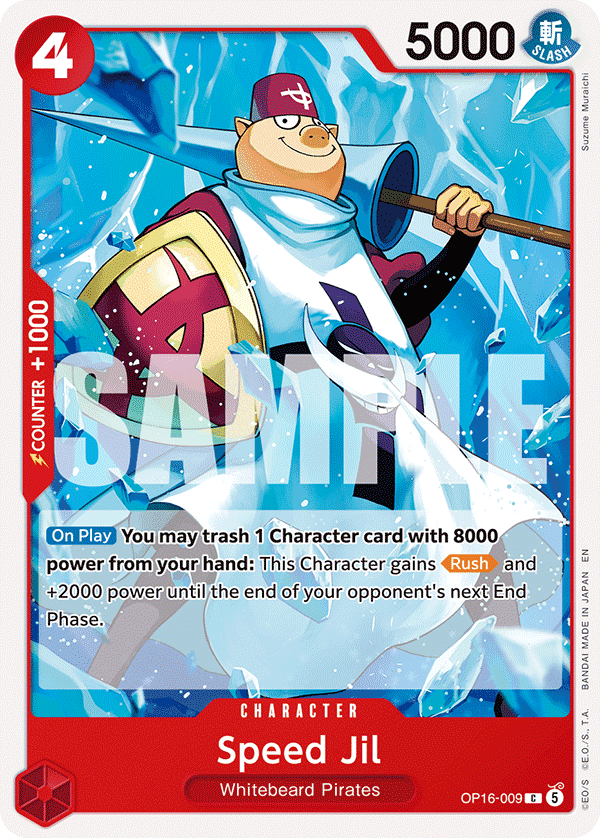 Speed Jil 2026 One Piece The Time of Battle