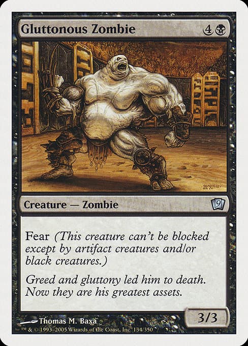 Gluttonous Zombie 2003 Magic: The Gathering 8th Edition