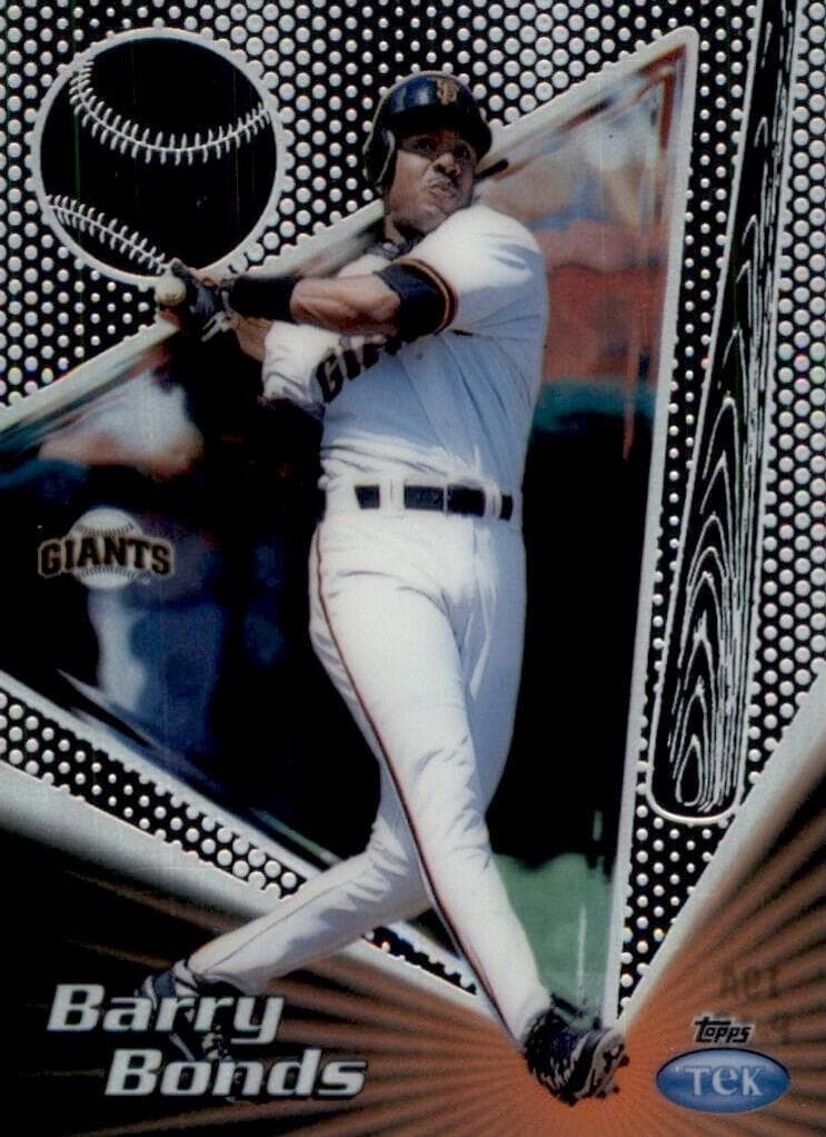 Barry Bonds 1999 topps Topps Tek