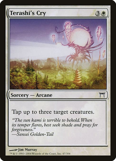 Terashi's Cry 2004 Magic: The Gathering Champions of Kamigawa